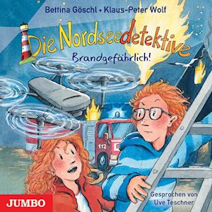 Cover for Klaus-Peter Wolf · Die Nordseedetektive. Brandgefährlich! (Audiobook (płyta CD)) (2024)