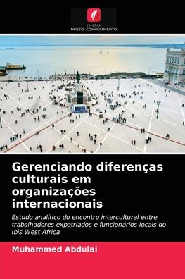 Cover for Muhammed Abdulai · Gerenciando diferencas culturais em organizacoes internacionais (Pocketbok) (2021)