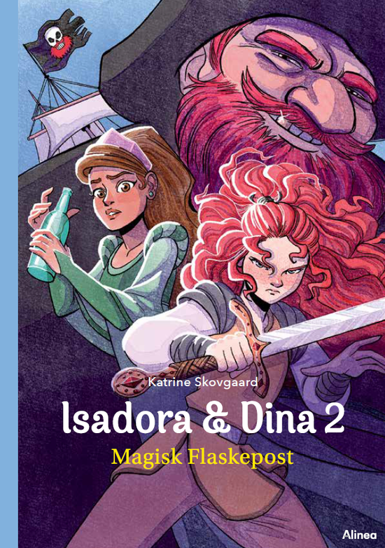 Cover for Katrine Skovgaard Rasmussen · Isadora og Dina: Isadora og Dina 2, Magisk flaskepost, Blå Læseklub (Bound Book) [1st edition] (2025)