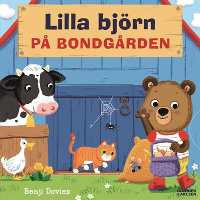 Cover for Benji Davies · Lilla björn på bondgården (Board book) (2017)