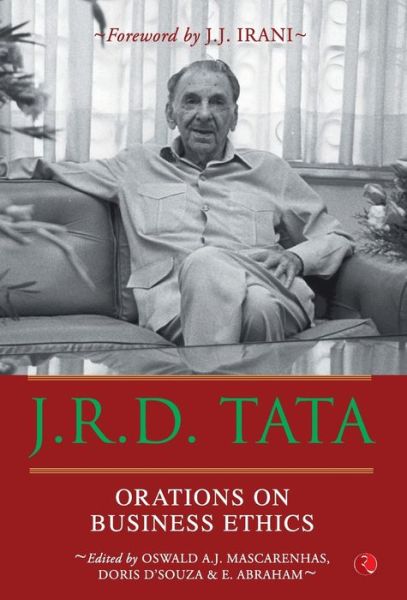 Cover for J.R.D. Tata: ORATIONS ON BUSINESS ETHICS (Hardcover Book) (2019)