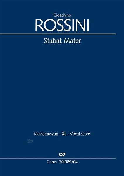 Stabat Mater (Klavierauszug XL) - Rossini - Livros -  - 9790007249687 - 