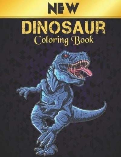 Cover for Qta World · Coloring Book Dinosaur: Fun Coloring Book 50 Dinosaur Designs Coloring Book Dinosaurs for Kids, Boys, Girls and Adult Relax Gift for Animal Lovers Amazing Dinosaurs Coloring Book Adult and Kids (Paperback Bog) (2020)