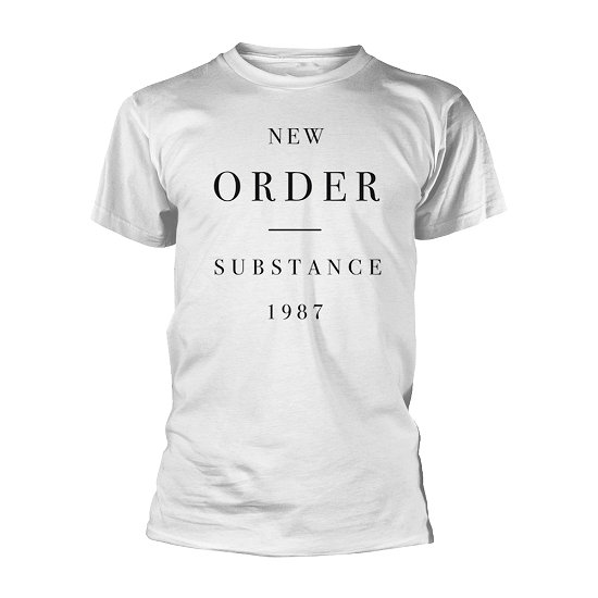Cover for New Order · Substance (T-shirt) [size XXL] [White edition] (2018)