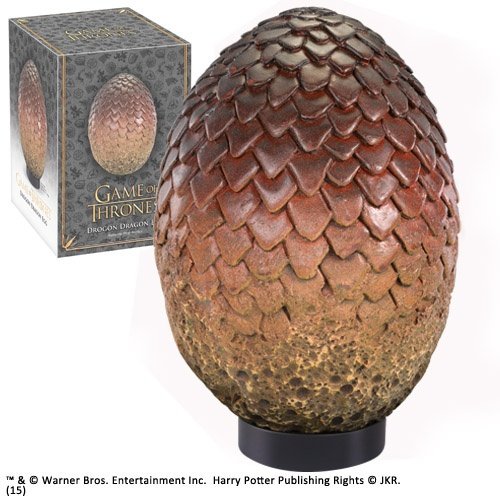 Drogon Egg Replica - Game Of Thrones - Produtos - Noble - 0849421002688 - 21 de agosto de 2023