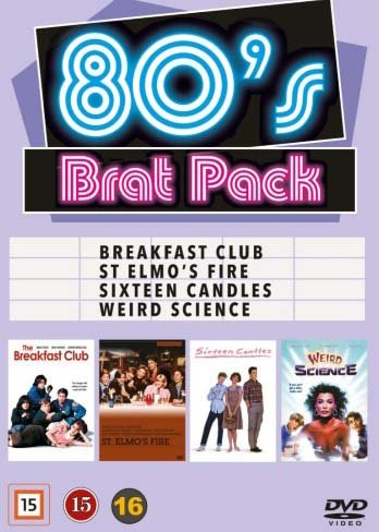 Cover for 80's Brat Pack Collection · The Breakfast Club / St Elmo's Fire / Sixteen Candles / Weird Science (DVD) (2016)