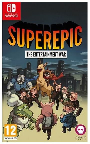 Cover for Numskull · SuperEpic: The Entertainment War (SWITCH) (2020)