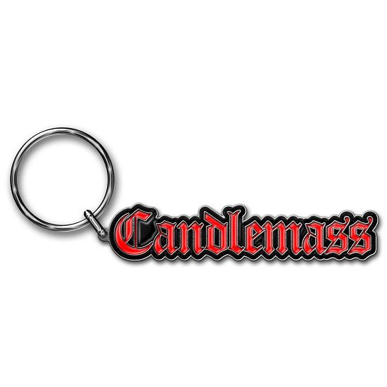 Candlemass Keychain: Logo (Enamel In-Fill) - Candlemass - Merchandise -  - 5056365709688 - 