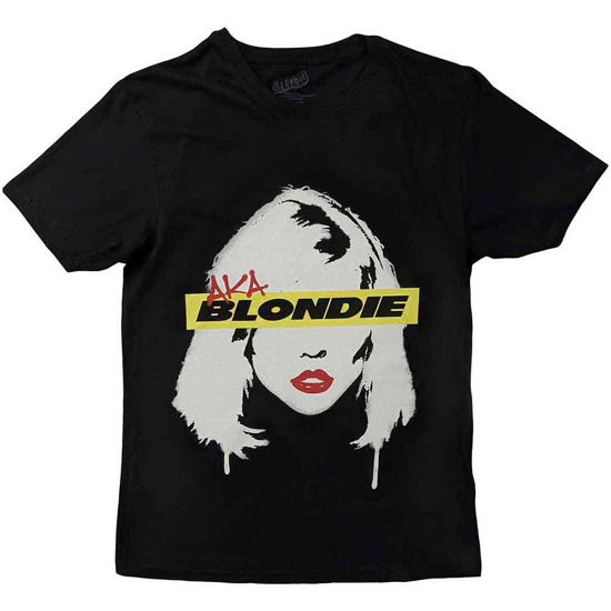 Blondie Unisex T-Shirt: AKA Eyestrip - Blondie - Produtos -  - 5056737205688 - 