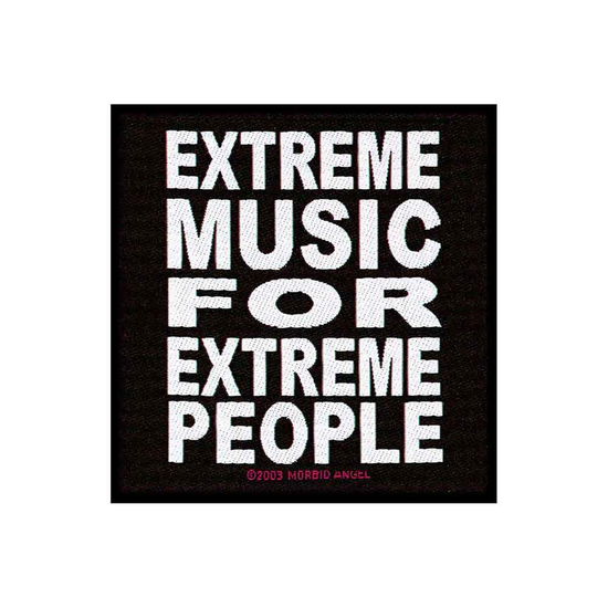 Morbid Angel Woven Patch: Extreme Music (Standard) - Morbid Angel - Merchandise - PHD - 5060185010688 - August 26, 2019