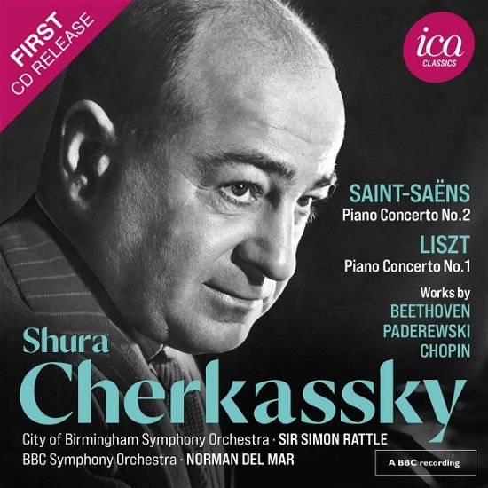 Cover for Shura Cherkassky / City of Birmingham Symphony Orchestra / Sir Simon Rattle / Bbc Symphony Orchestra / Norman Del Mar · Saint-Saens: Piano Concerto No. 2 - Liszt: Piano Concerto No. 1 (CD) (2022)