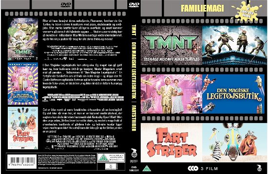 Cover for Børne-dvd · Tmnt / den Magiske Legetøjsbutik / Farts (DVD) (2013)
