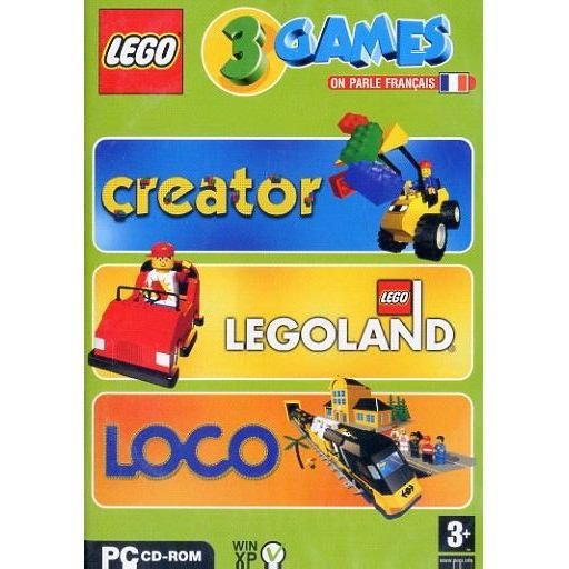 Cover for Pc DVD Rom · Coffret Lego : 3 Jeux Creator + Legoland + Loco (SPEL) (2019)