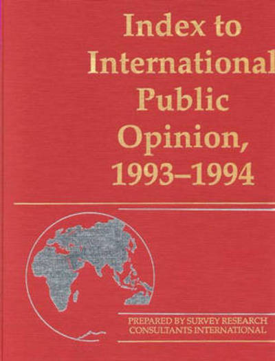 Cover for Elizabeth Hann Hastings · Index to International Public Opinion, 1993-1994 - Index to International Public Opinion (Hardcover Book) (1995)