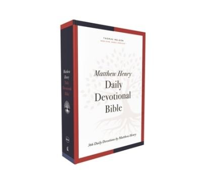 Cover for Thomas Nelson · NKJV, Matthew Henry Daily Devotional Bible, Paperback, Red Letter, Comfort Print: 366 Daily Devotions by Matthew Henry (Paperback Book) (2022)