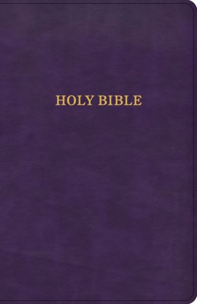 Cover for Holman Bible Publishers · KJV Thinline Bible, Purple LeatherTouch (Läderbok) (2022)