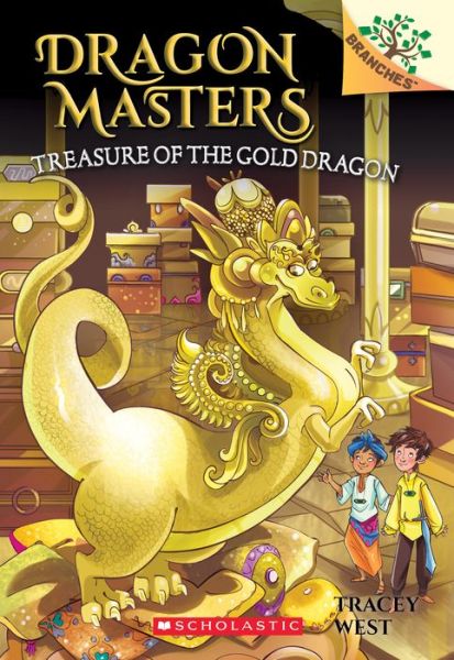 Cover for Tracey West · Treasure of the Gold Dragon: A Branches Book (Dragon Masters #12) - Dragon Masters (Paperback Book) (2018)