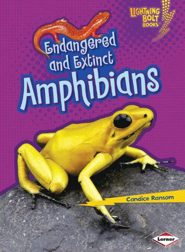 Cover for Candice Ransom · Endangered and Extinct Amphibians - Lightning Bolt Books — Animals in Danger (Paperback Book) (2014)