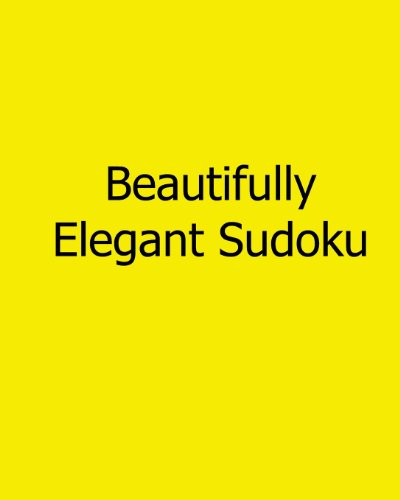 Cover for Alan Carter · Beautifully Elegant Sudoku: Fun, Large Grid Sudoku Puzzles (Paperback Book) [Act Lrg edition] (2013)