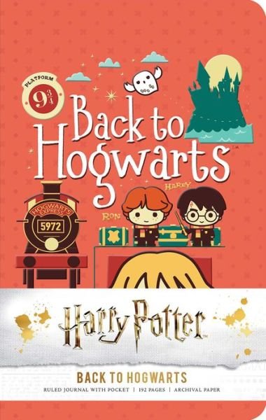 Harry Potter: Back to Hogwarts Ruled Pocket Journal - Insight Editions - Livros - Insight Editions - 9781683837688 - 10 de setembro de 2019