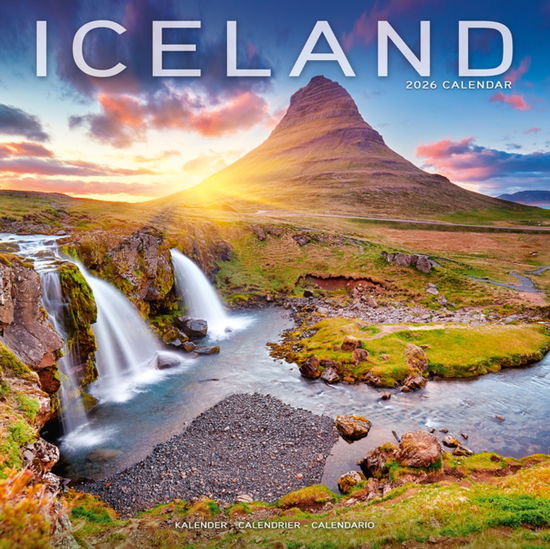 Cover for Iceland Calendar 2026  Square Travel Wall Calendar - 16 Month (Calendar) (2025)