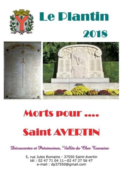 Cover for Dpvct · Morts pour ..... Saint - Avertin (Paperback Book) (2018)