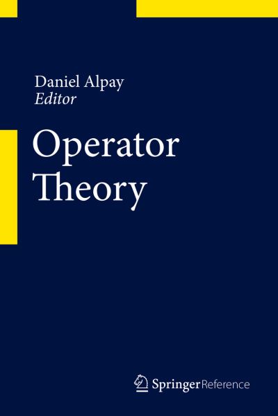 Cover for Daniel Alpay · Operator Theory (Hardcover Book) (2015)