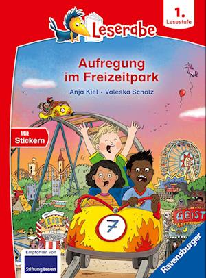 Cover for Anja Kiel · Leserabe 1. Lesestufe - Aufregung im Freizeitpark (Book) (2025)