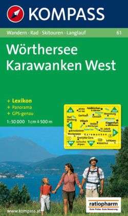 Wörthersee - Karawanken, Kompass Wanderkarte 61 1:50 000 - Mair-Dumont / Kompass - Książki - Kompass - 9783854910688 - 