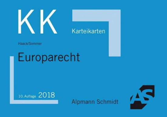 Cover for Haack · Karteikarten Europarecht (Book)