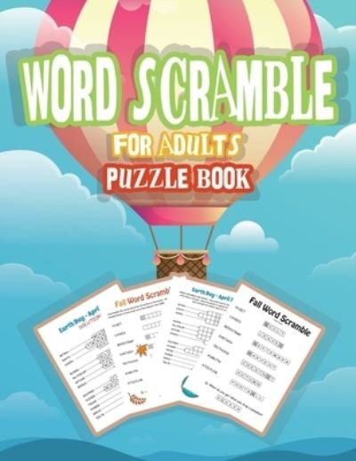 Cover for C Smith · Word Scramble Puzzle Book for Adults (Paperback Book) (2021)
