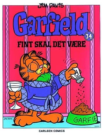 Cover for Jim Davis · Garfield, 34: Fint skal det være (Sewn Spine Book) [1st edition] (2000)