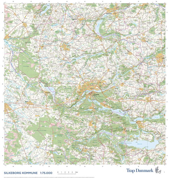 Trap Danmark: Falset kort over Silkeborg Kommune - Trap Danmark - Bücher - Trap Danmark - 9788771812688 - 10. Juni 2020