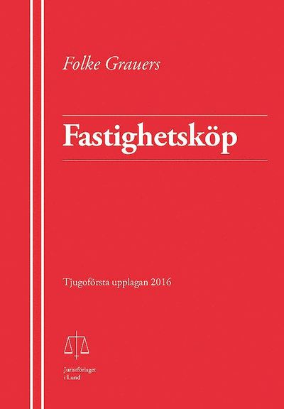 Cover for Folke Grauers · Fastighetsköp (Buch) (2016)