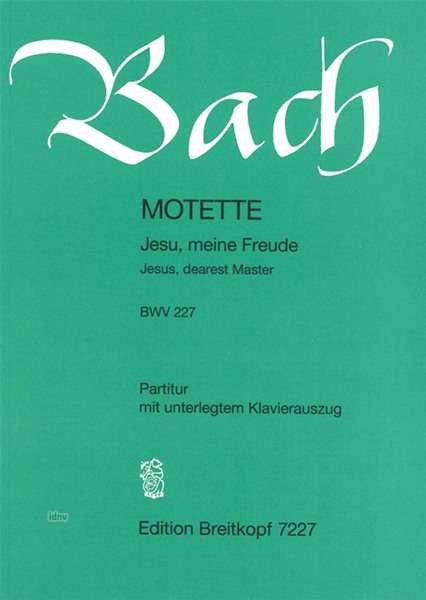 Cover for JS Bach · Jesu,Freude BWV227,ChoPt.EB7227 (Bok) (2018)