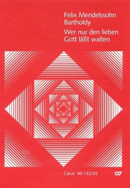 Cover for Mendelssohn · Wer nur.lieb.KA.CV40.132/03 (Bok)