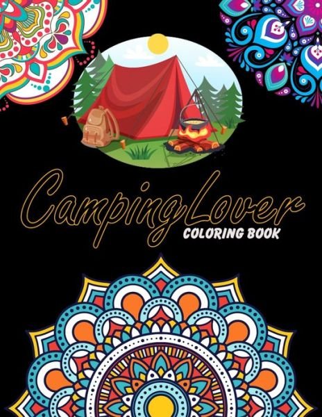 Cover for Easy Enjoy Life · Camping Lover Coloring Book (Pocketbok) (2020)