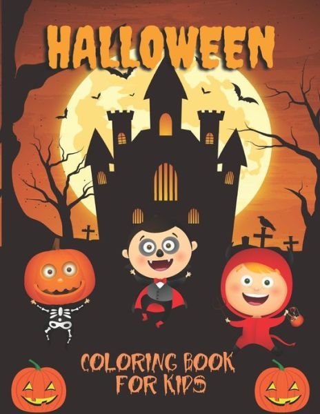 Cover for Fribla Littles Publishing · Halloween Coloring Book For Kids (Pocketbok) (2020)