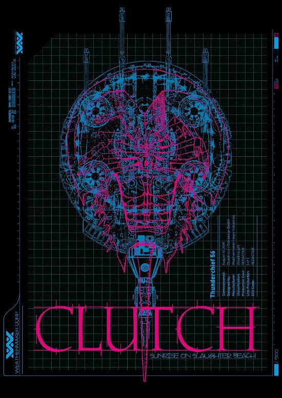 Cover for Clutch · S.o.s.b. Thunderchief 56 A1 Pvc Poster (Plakat) (2023)