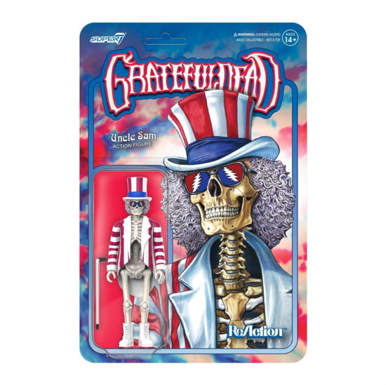 Grateful Dead Reaction Figure Wave 3 - Uncle Sam Skeleton - Grateful Dead - Merchandise - SUPER 7 - 0840049822689 - 20 februari 2023