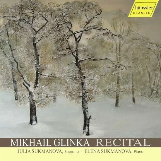 Mikhail Glinka: Recital - J Sukmanova / E Sukmanova - Musikk - HANSSLER CLASSIC - 0881488170689 - 2. februar 2018