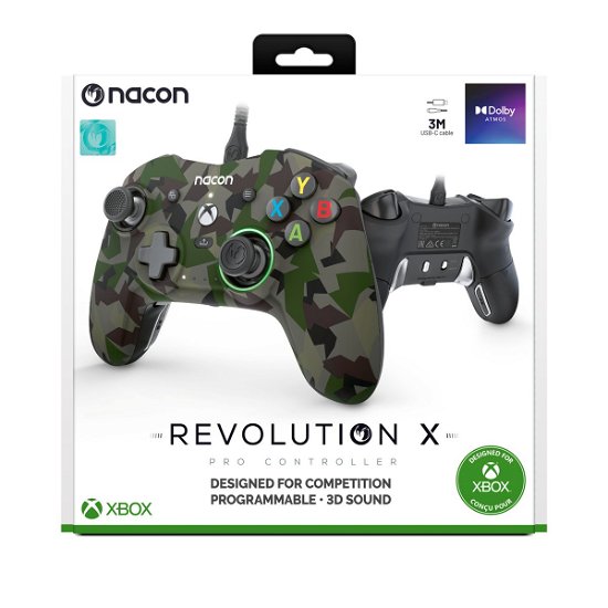 Cover for Nacon Revolution X Officiele Xbox Series X/ Pc Controller · Nacon Revolution X Officiele Xbox Series X/ Pc Controller - Camo Groen (Toys)