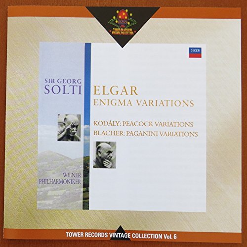 Cover for Georg Solti · Elgar: Enigma Variations (CD) [Japan Import edition] (2022)