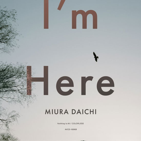 Cover for Daichi Miura · I'm Here (CD) [Japan Import edition] (2020)
