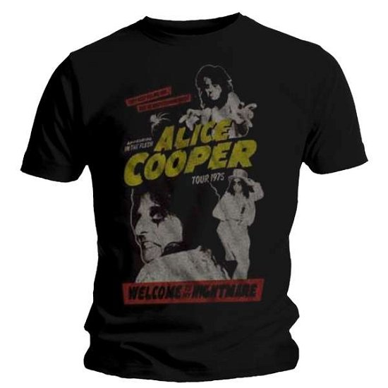 Welcome to My Nightmare (T-shirt,schwarz,gr.xl) - Alice Cooper - Fanituote - CID - 5052905317689 - perjantai 30. marraskuuta 2012