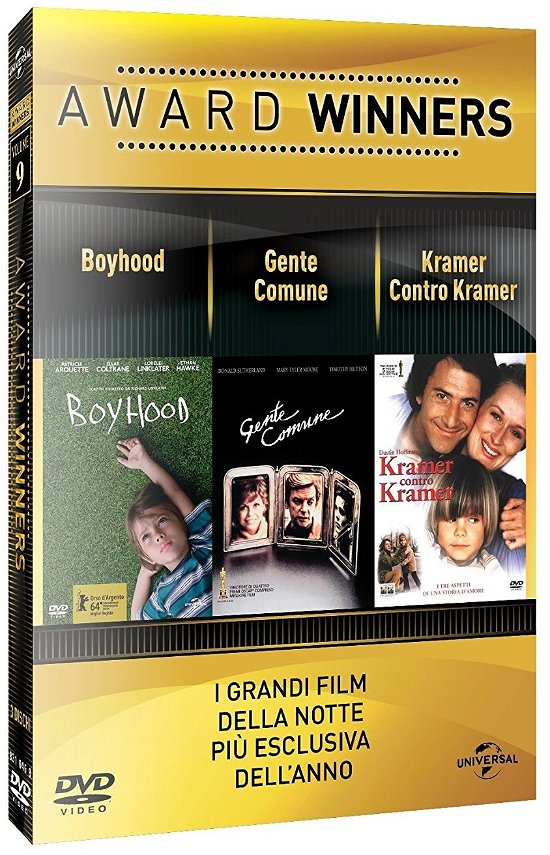 Cover for Boyhood / Gente Comune / Kramer Contro Kramer · Oscar Collection (DVD) (2017)