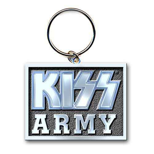 KISS Keychain: Army Block (Die-cast Relief) - Kiss - Merchandise - Epic Rights - 5055295301689 - 21. Oktober 2014