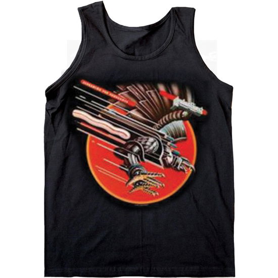 Judas Priest Ladies Vest T-Shirt: Vengeance (Embellished) - Judas Priest - Koopwaar -  - 5055295398689 - 