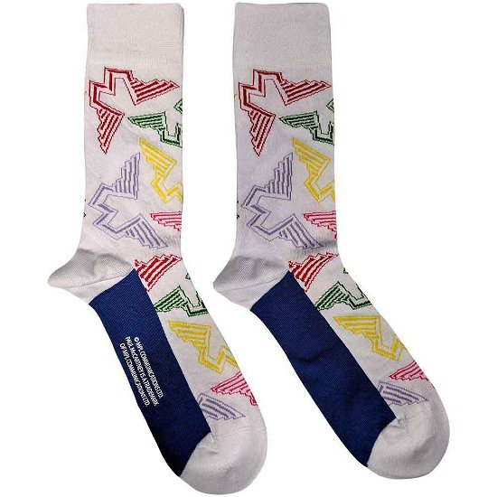 Cover for Paul McCartney · Paul McCartney Unisex Ankle Socks: Wings Logos (UK Size 7 - 11) (Kläder) [size M] [White - Unisex edition]