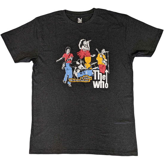 Cover for The Who · The Who Unisex T-Shirt: Bootleg (Charcoal Grey) (T-shirt) [size XL] (2023)